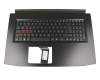 71NFIABO015 Original Compal Tastatur inkl. Topcase DE (deutsch) schwarz/silber mit Backlight (1060)