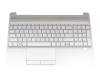 71NHH132202 Original HP Tastatur inkl. Topcase DE (deutsch) silber/silber (Fingerprint)