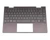 71NII23117 Original HP Tastatur inkl. Topcase DE (deutsch) schwarz/schwarz mit Backlight