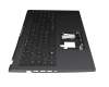 71NJV1BO082 Original Compal Tastatur inkl. Topcase DE (deutsch) schwarz/schwarz mit Backlight