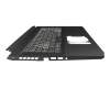 71NJV1BO083 Original Compal Tastatur inkl. Topcase CH (schweiz) schwarz/schwarz mit Backlight