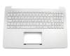 90NB0AU1-R33GE0 Original Asus Tastatur inkl. Topcase DE (deutsch) silber/silber mit Backlight (für Modelle mit HDD)