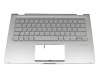 90NB0MK1-R31GE1 Original Asus Tastatur inkl. Topcase DE (deutsch) silber/silber mit Backlight