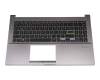 90NB0RF3-R31GE0 Original Asus Tastatur inkl. Topcase DE (deutsch) schwarz/grau mit Backlight