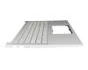 90NB0UT1-R30GE0 Original Asus Tastatur inkl. Topcase DE (deutsch) silber/silber mit Backlight