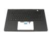90NR08R1-R32GE0 Original Asus Tastatur inkl. Topcase DE (deutsch) schwarz/schwarz mit Backlight