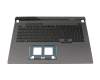 90NR0C34-R32GE2 Original Asus Tastatur inkl. Topcase DE (deutsch) schwarz/grau mit Backlight