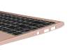 957-14D25E-C06 Original MSI Tastatur inkl. Topcase DE (deutsch) schwarz/rosé