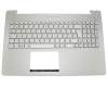 9Z.N8BBU.N0F Original Asus Tastatur inkl. Topcase FR (französisch) silber/silber mit Backlight