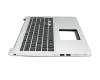 9Z.NANSW.R10 Original Darfon Tastatur inkl. Topcase DE (deutsch) schwarz/silber