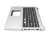 9Z.NANSW.R10 Original Darfon Tastatur inkl. Topcase DE (deutsch) schwarz/silber