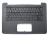 9Z.NBLSQ.10U Original Darfon Tastatur inkl. Topcase UK (englisch) schwarz/schwarz