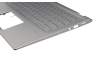 9Z.NFKBQ.206 Original Darfon Tastatur inkl. Topcase DE (deutsch) silber/silber mit Backlight