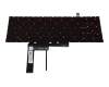 9Z.NK1BN.D0G Original MSI Tastatur DE (deutsch) schwarz mit Backlight (Backlight rot)