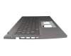 AEZYXS00040 Original Acer Tastatur inkl. Topcase CH (schweiz) grau/grau mit Backlight