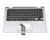 AK03T_C11B Original Acer Tastatur inkl. Topcase DE (deutsch) schwarz/silber