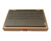 AM1RY000 Original Lenovo Tastatur inkl. Topcase DE (deutsch) dunkelgrün/dunkelgrün mit Backlight (Moos Grün)