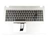 AM2CE000A00-SSH3 Original Acer Tastatur inkl. Topcase DE (deutsch) schwarz/silber mit Backlight