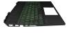 AM2K80004 Original HP Tastatur inkl. Topcase RU (russisch) schwarz/schwarz mit Backlight