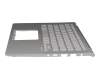 ASM18C86D0J9201 Original Chicony Tastatur inkl. Topcase DE (deutsch) silber/silber mit Backlight