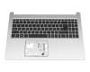 Acer Aspire 5 (A515-54G) Original Tastatur inkl. Topcase SP (spanisch) schwarz/silber