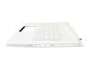 Acer ConceptD 7 Pro (CN715-72P) Original Tastatur inkl. Topcase DE (deutsch) weiß/weiß mit Backlight