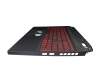 Acer Nitro 5 (AN515-46) Original Tastatur inkl. Topcase DE (deutsch) schwarz/schwarz mit Backlight