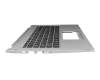 Acer Spin 3 (SP314-54N) Original Tastatur inkl. Topcase CH (schweiz) schwarz/silber mit Backlight