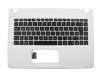 Asus F451MA Original Tastatur inkl. Topcase DE (deutsch) schwarz/weiß