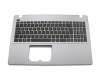Asus F550LDV Original Tastatur inkl. Topcase SP (spanisch) schwarz/grau