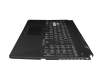 Asus FA506QM Original Tastatur inkl. Topcase DE (deutsch) schwarz/transparent/schwarz mit Backlight