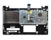 Asus K56CA Original Tastatur inkl. Topcase DE (deutsch) schwarz/silber