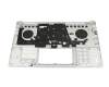 Asus M3500QC Original Tastatur inkl. Topcase DE (deutsch) silber/silber mit Backlight