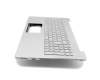 Asus N550JV Original Tastatur inkl. Topcase PO (portugiesisch) silber/silber mit Backlight