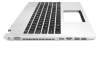 Asus N56DP Original Tastatur inkl. Topcase US (englisch) schwarz/silber mit Backlight