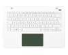 Asus R202MA Original Tastatur inkl. Topcase DE (deutsch) weiß/weiß