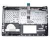 Asus R553LN Original Tastatur inkl. Topcase FR (französisch) schwarz/silber