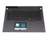 Asus ROG Strix G17 G713QR Original Tastatur inkl. Topcase DE (deutsch) schwarz/grau mit Backlight