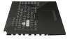 Asus ROG Strix GL704GM Original Tastatur inkl. Topcase DE (deutsch) schwarz/schwarz mit Backlight