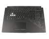 Asus ROG Strix GL704GV Original Tastatur inkl. Topcase DE (deutsch) schwarz/schwarz mit Backlight