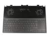 Asus ROG Zephyrus S GX531GM Original Tastatur inkl. Topcase DE (deutsch) schwarz/schwarz mit Backlight