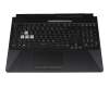 Asus TUF F15 FX506LH Original Tastatur inkl. Topcase DE (deutsch) schwarz/transparent/schwarz mit Backlight