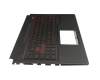 Asus TUF FX503VD Original Tastatur inkl. Topcase DE (deutsch) schwarz/schwarz mit Backlight