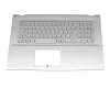 Asus VivoBook 17 X712DA Original Tastatur inkl. Topcase DE (deutsch) silber/silber mit Backlight