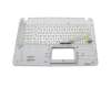 Asus VivoBook D540MB Original Tastatur inkl. Topcase DE (deutsch) weiß/weiß inkl. ODD-Halterung