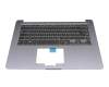 Asus VivoBook R520UN Original Tastatur inkl. Topcase DE (deutsch) schwarz/anthrazit
