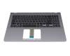 Asus VivoBook S15 X530FA Original Tastatur inkl. Topcase DE (deutsch) schwarz/silber/gelb mit Backlight silber/gelb