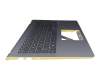 Asus VivoBook S15 X530FA Original Tastatur inkl. Topcase DE (deutsch) schwarz/silber/gelb mit Backlight silber/gelb