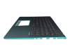 Asus VivoBook S15 X530UF Original Tastatur inkl. Topcase DE (deutsch) schwarz/türkis mit Backlight