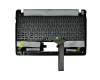 Asus X102BA Original Tastatur inkl. Topcase DE (deutsch) schwarz/schwarz
